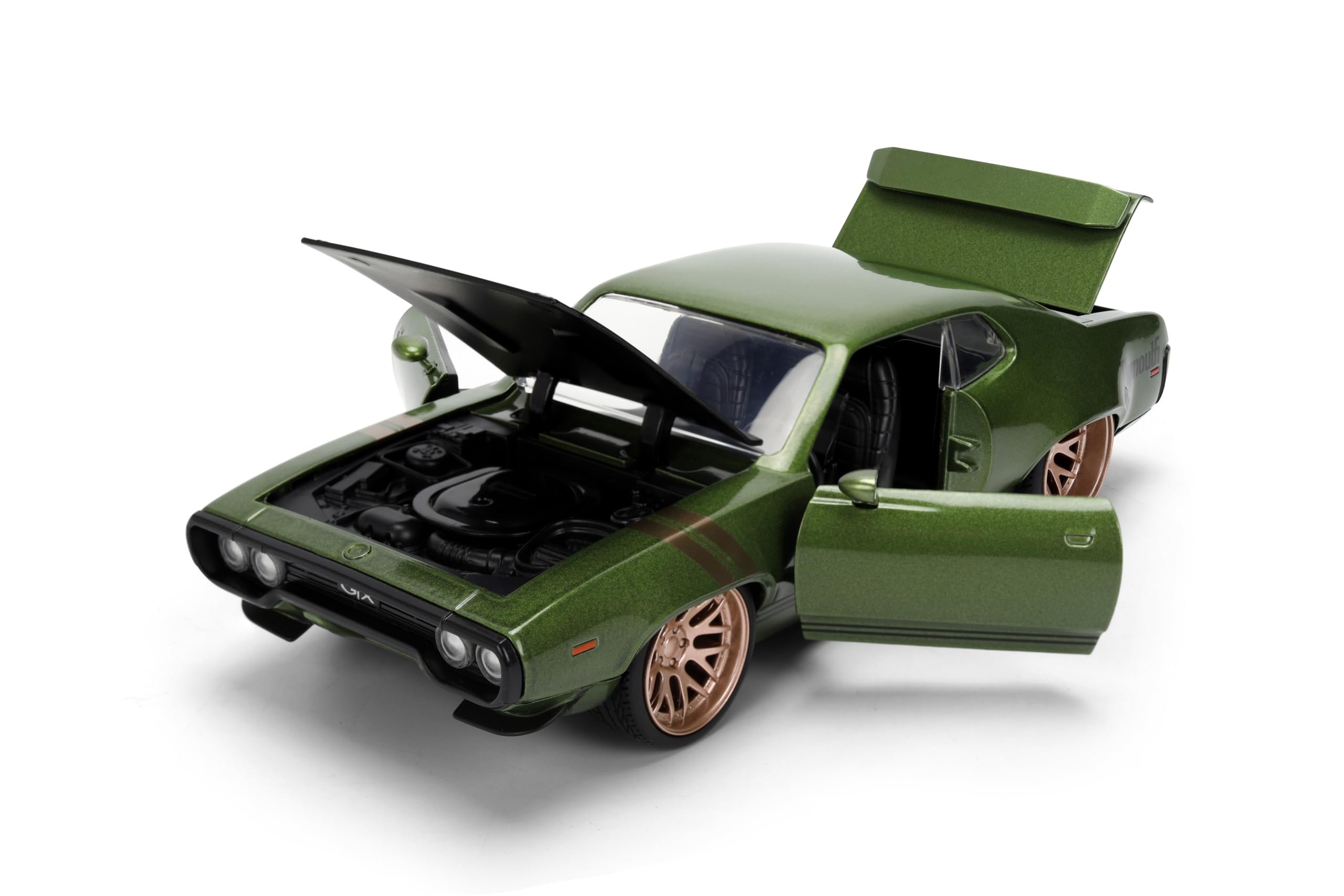 Amazon.co.jp: Jada Toys Bigtime Muscle 1:24 1972 プリマス GTX ダイ